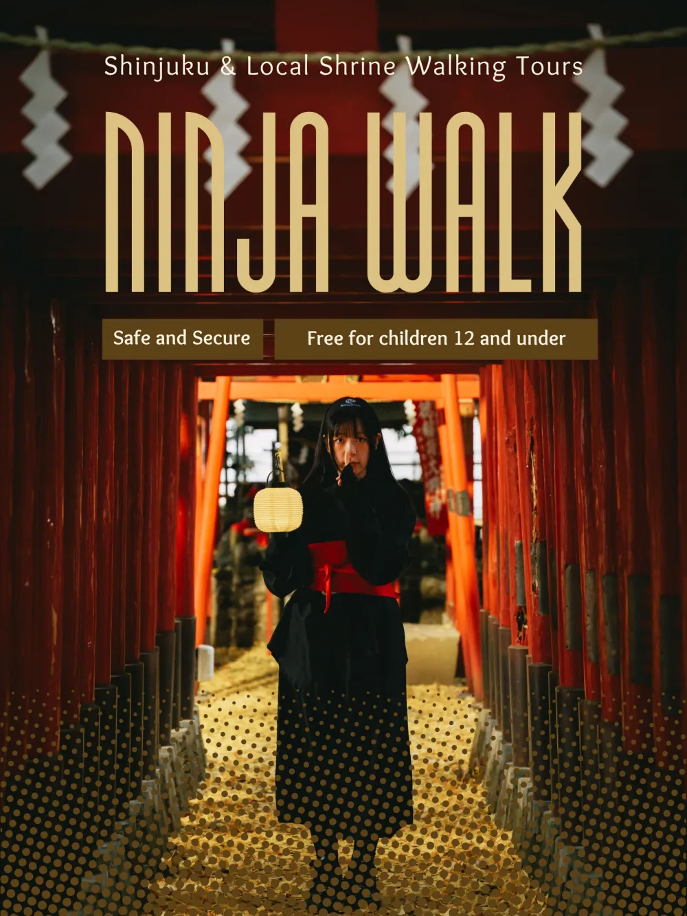 Ninja Walk shrine walking tour poster