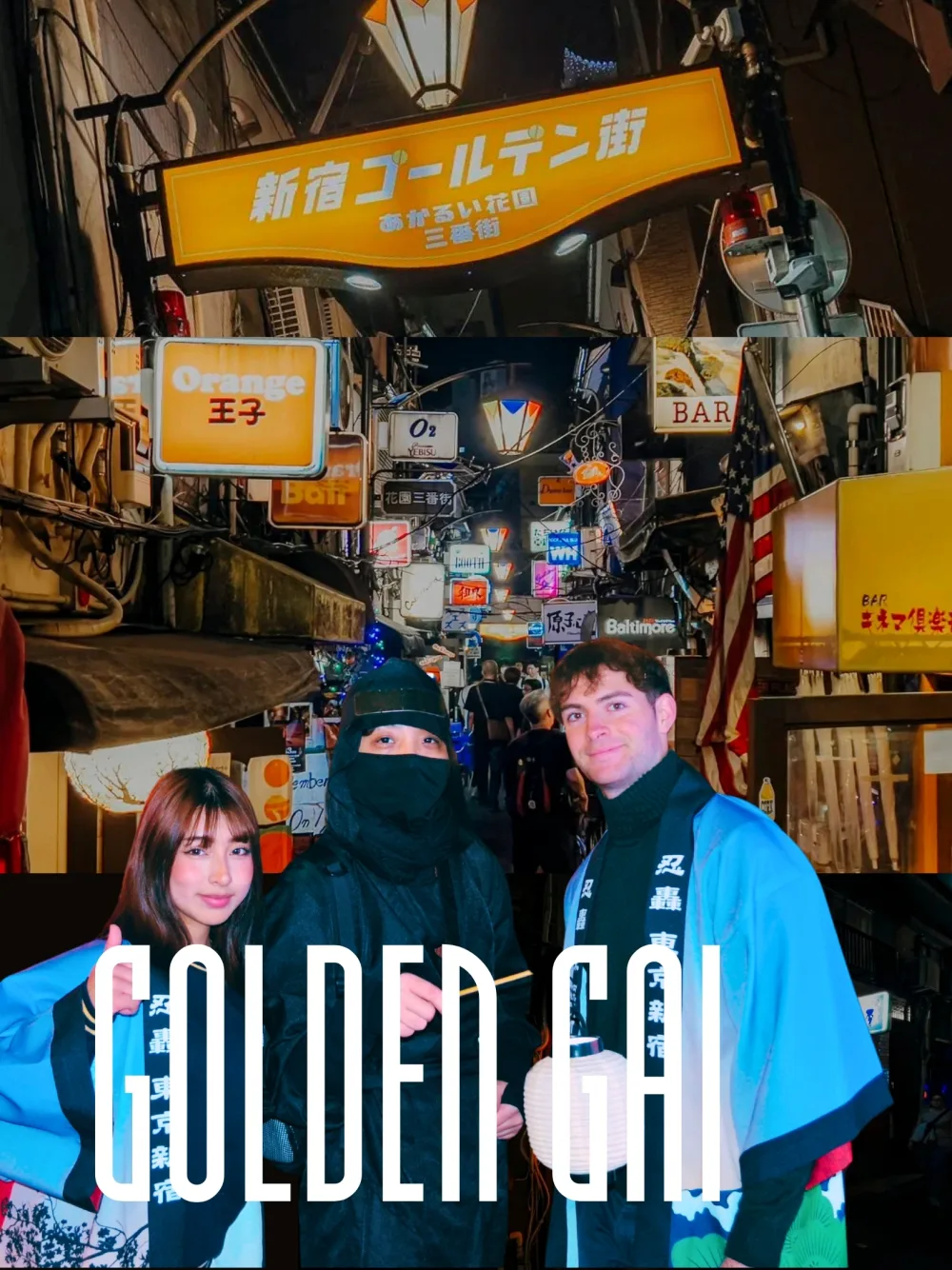 Golden Gai night bar-hopping tour poster